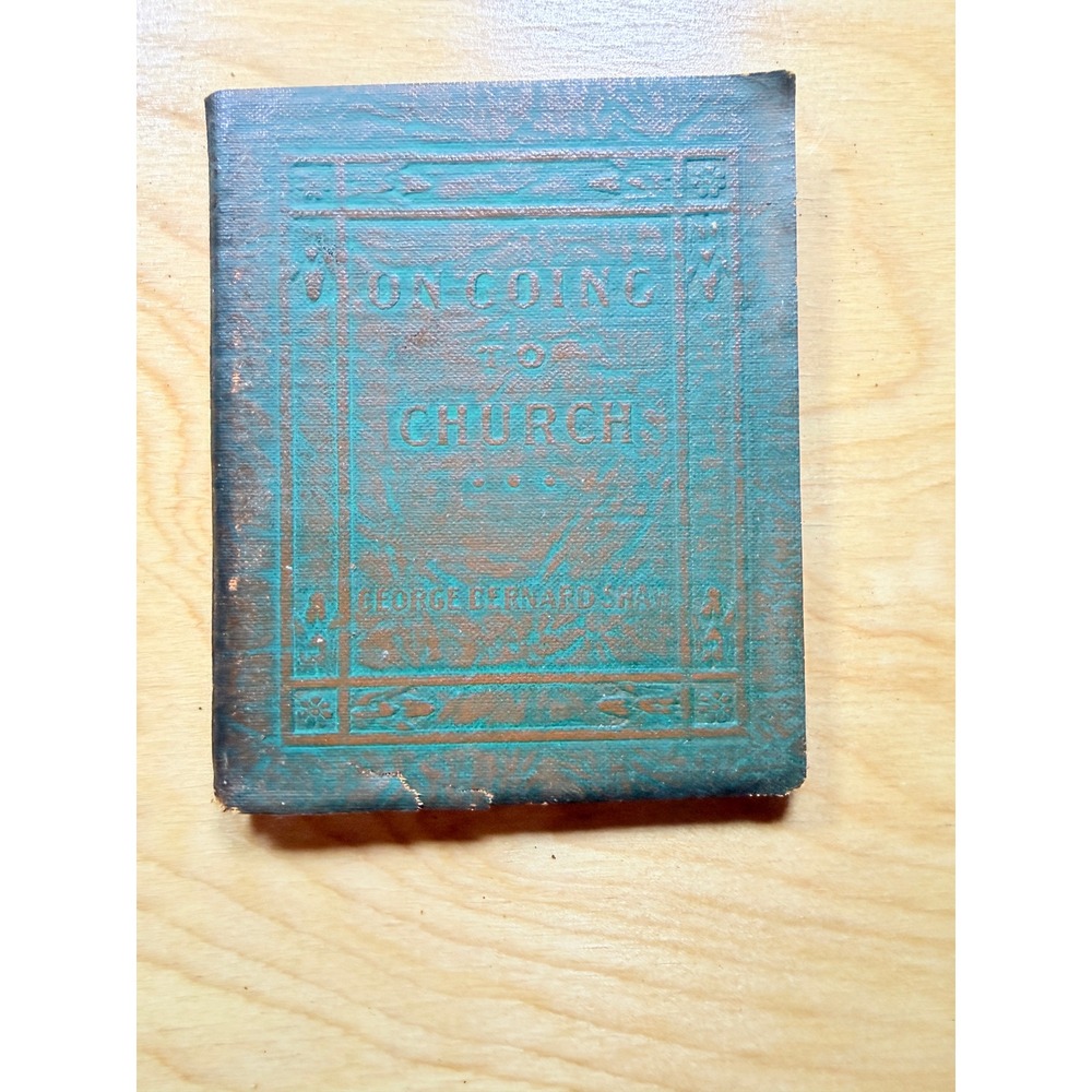 Little Leather Library George Bernard Shaw On Going To Church  Mini Book